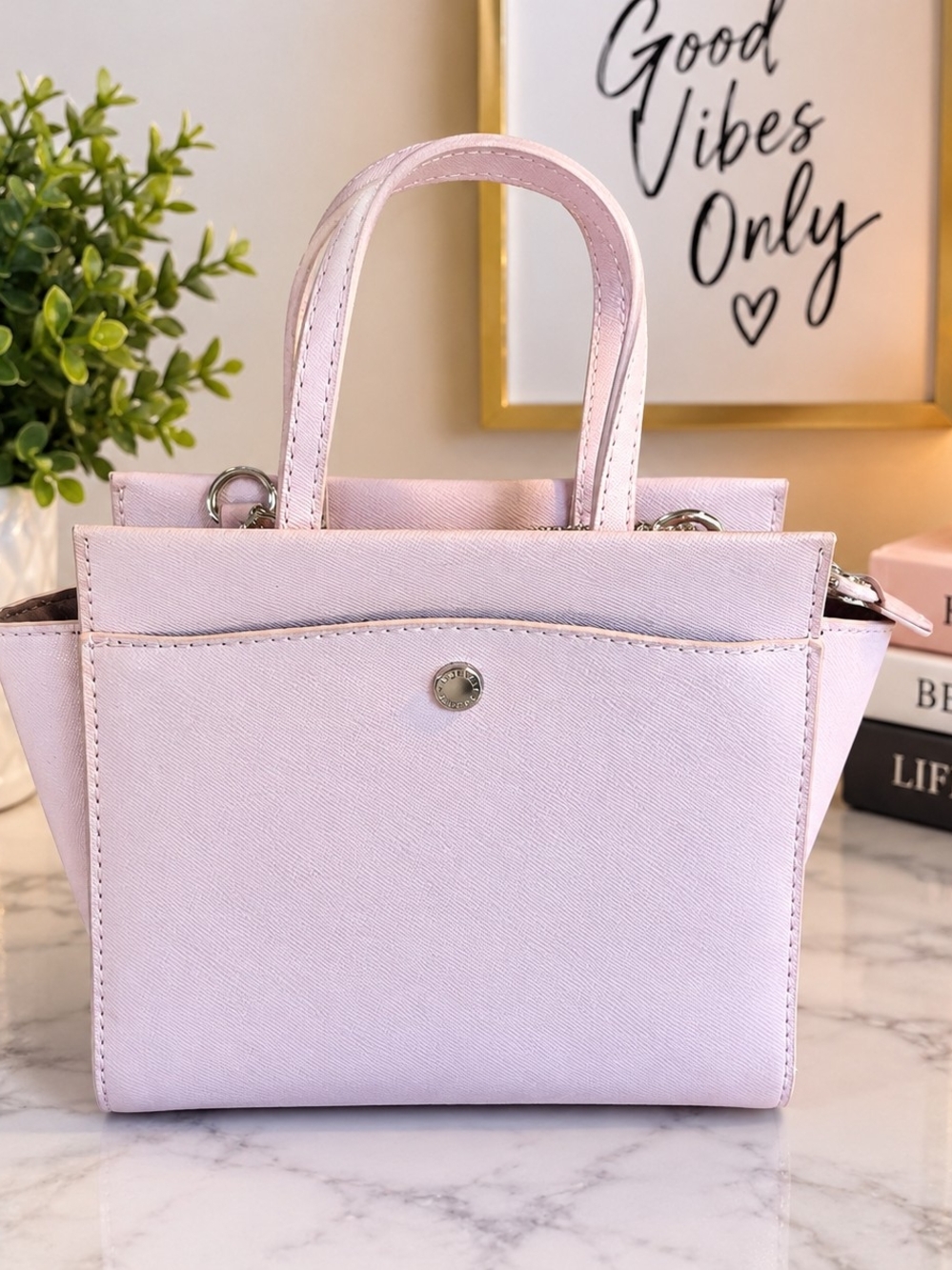 Steve Madden Light Pink Mini Satchel